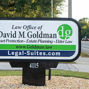 Legal Suites office exterior sign